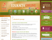 Tablet Screenshot of edukacjaonline.stentor.pl